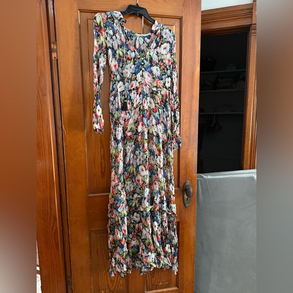 Anthropologie (m) Marais Floral Long Sleeve Dress